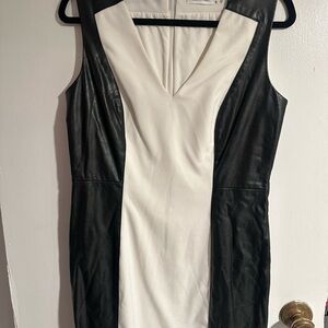 Calvin Klein Black and White Mini Dress